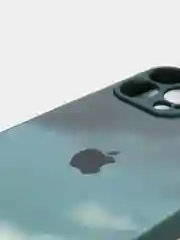 Лесной зеленый чехол для iPhone 11 / 12 / 13 Pro Max, Айфон, с закаленным стеклом на задней панели