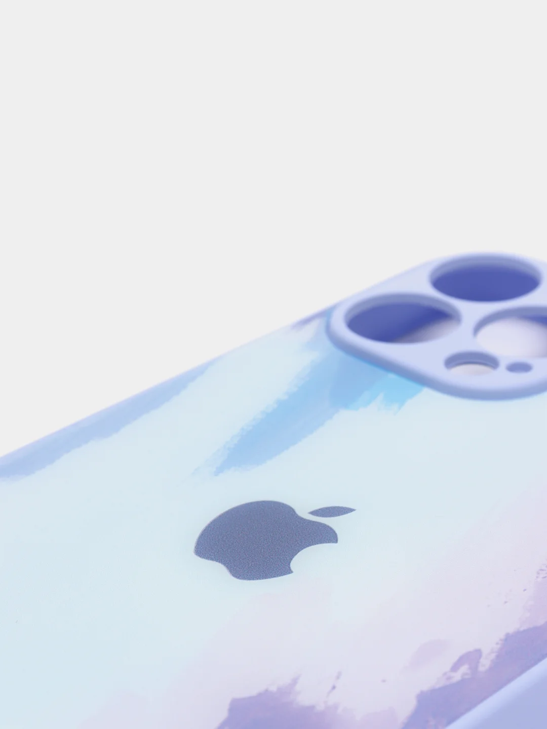 Синий чехол для iPhone 11 / 12 / 13 Pro Max, Айфон, с закаленным стеклом на задней панели