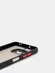 Черный чехол для Xiaomi Poco X3 матовый пластиковый Сяоми Поко Х3