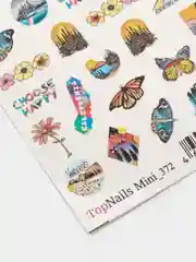 Слайдер/Top Nails/(водные наклейки) для дизайна ногтей. На любой фон