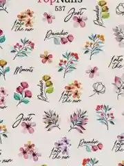 Слайдер/Top Nails/(водные наклейки) для дизайна ногтей. На любой фон