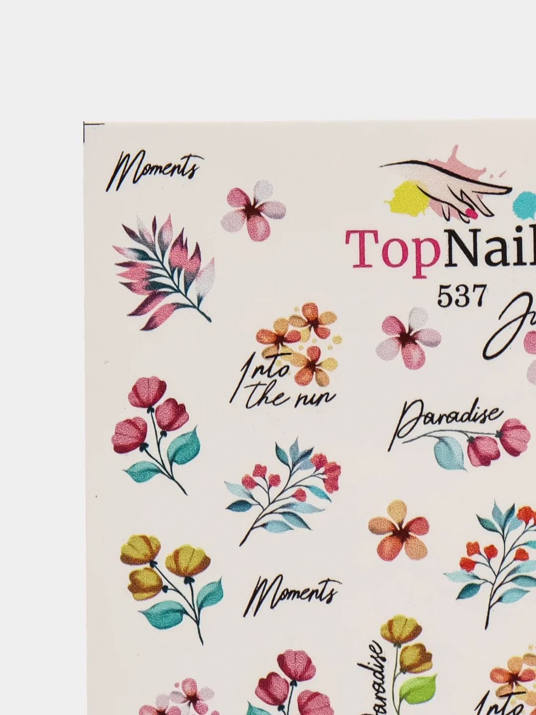Слайдер/Top Nails/(водные наклейки) для дизайна ногтей. На любой фон