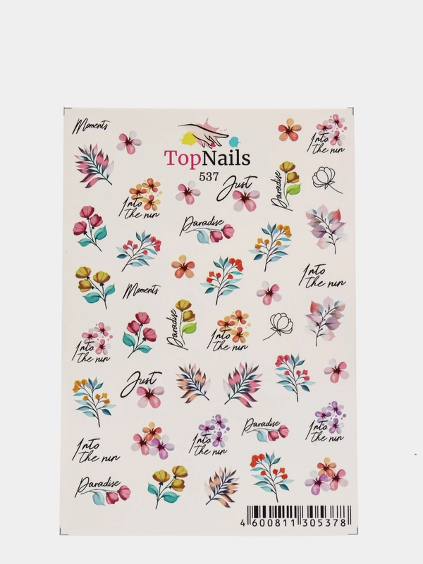 Слайдер/Top Nails/(водные наклейки) для дизайна ногтей. На любой фон