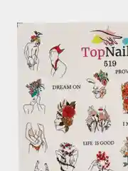 Слайдер/Top Nails/(водные наклейки) для дизайна ногтей. На любой фон