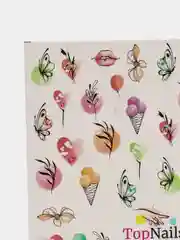 Слайдер/Top Nails/(водные наклейки) для дизайна ногтей. На любой фон
