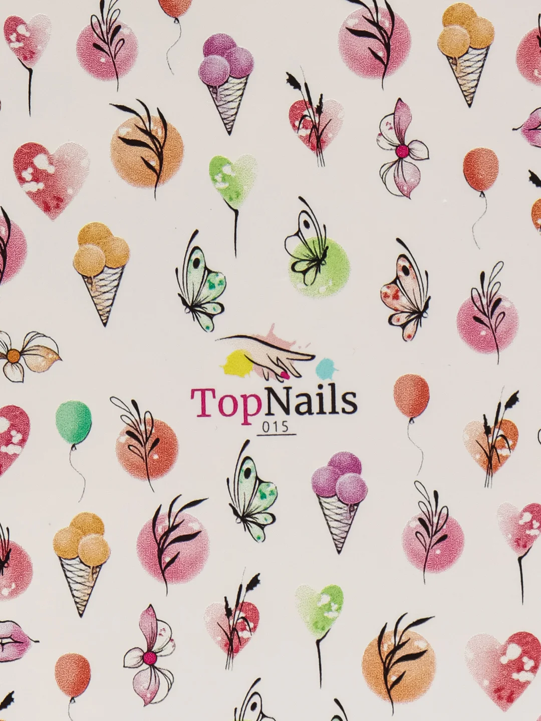 Слайдер/Top Nails/(водные наклейки) для дизайна ногтей. На любой фон