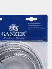 Хром ganzer шланг для душа 1,75м в ПВХ оплетке, с защитой от перекручивания, хром