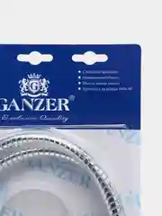 GANZER шланг для душа 1,5 м в ПВХ оплетке, с защитой от перекручивания, хром