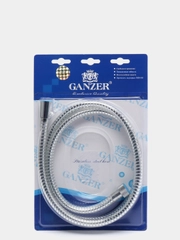 GANZER шланг для душа 1,5 м в ПВХ оплетке, с защитой от перекручивания, хром