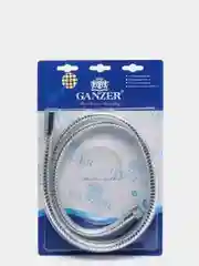 GANZER шланг для душа 1,5 м в ПВХ оплетке, с защитой от перекручивания, хром