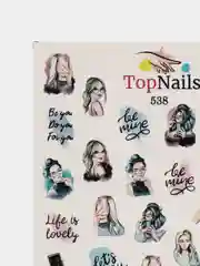 Слайдер/Top Nails/(водные наклейки) для дизайна ногтей. На любой фон