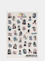 Слайдер/Top Nails/(водные наклейки) для дизайна ногтей. На любой фон