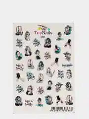 Слайдер/Top Nails/(водные наклейки) для дизайна ногтей. На любой фон