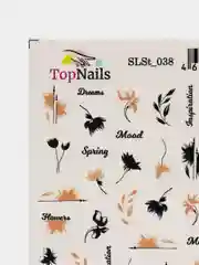Слайдер/Top Nails/(водные наклейки) для дизайна ногтей. На любой фон