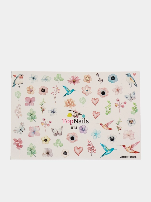 Слайдер/Top Nails/(водные наклейки) для дизайна ногтей. На любой фон