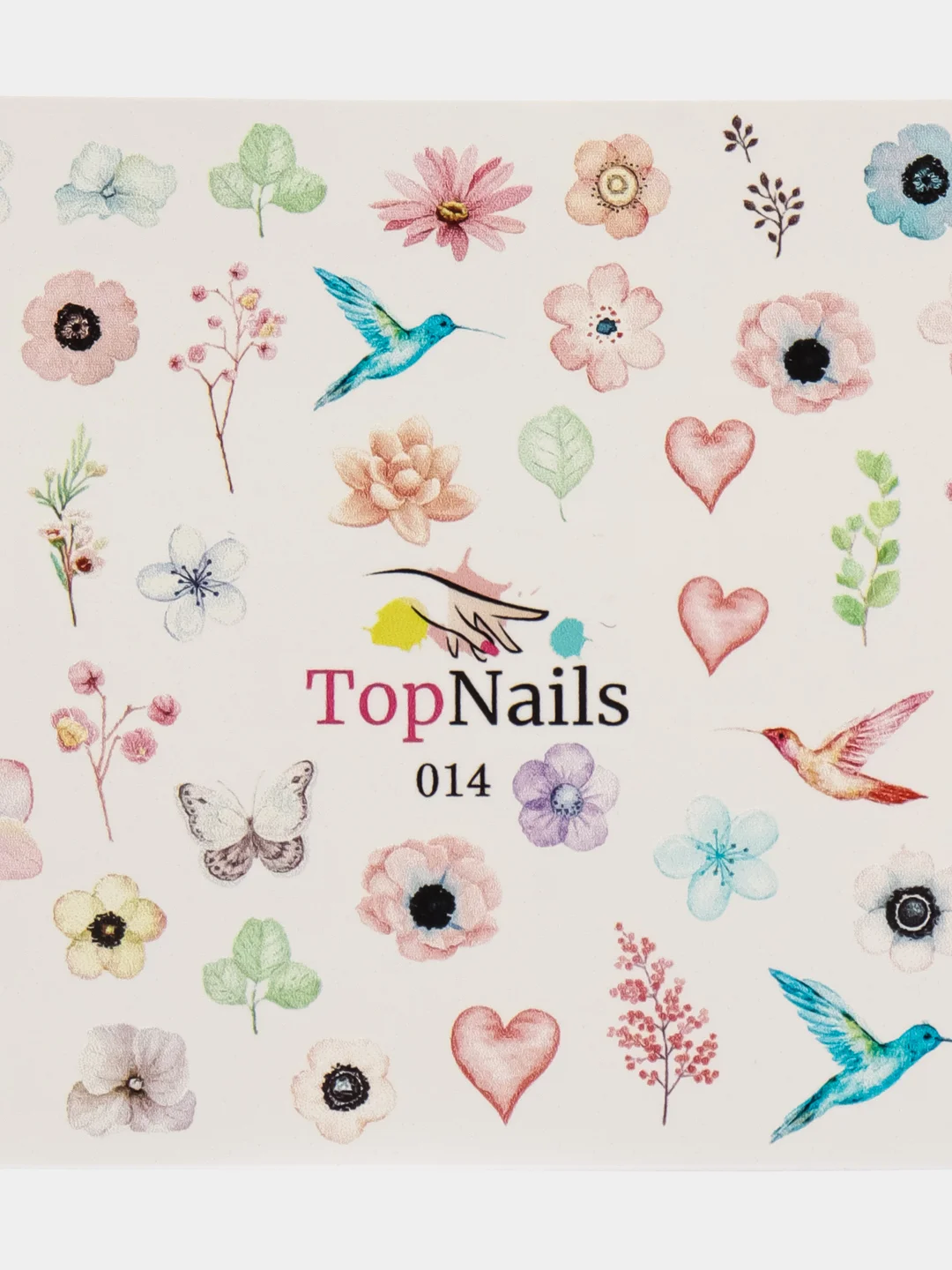 Слайдер/Top Nails/(водные наклейки) для дизайна ногтей. На любой фон