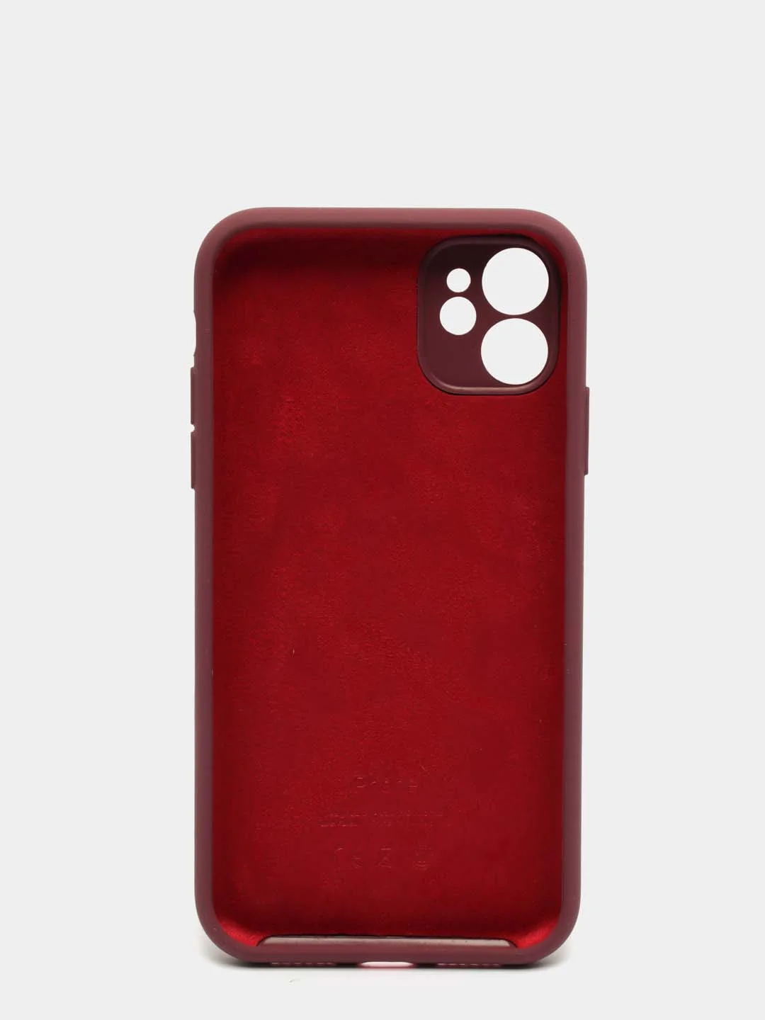 Тёмно-бордовый чехол Silicone Case для iPhone 11 / 12 Mini / 12 / 12 Pro / 12 Pro Max