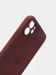 Тёмно-бордовый чехол Silicone Case для iPhone 11 / 12 Mini / 12 / 12 Pro / 12 Pro Max