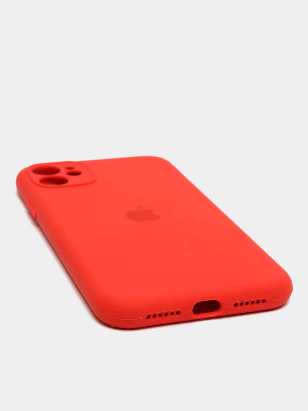 Красный чехол Silicone Case для iPhone 11 / 12 Mini / 12 / 12 Pro / 12 Pro Max