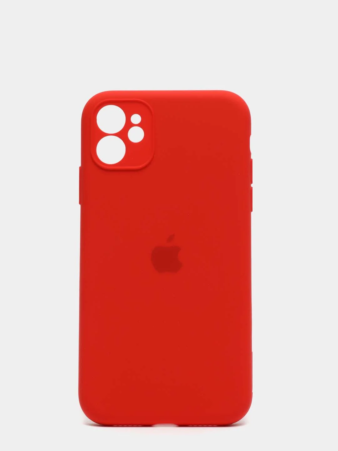 Красный чехол Silicone Case для iPhone 11 / 12 Mini / 12 / 12 Pro / 12 Pro Max