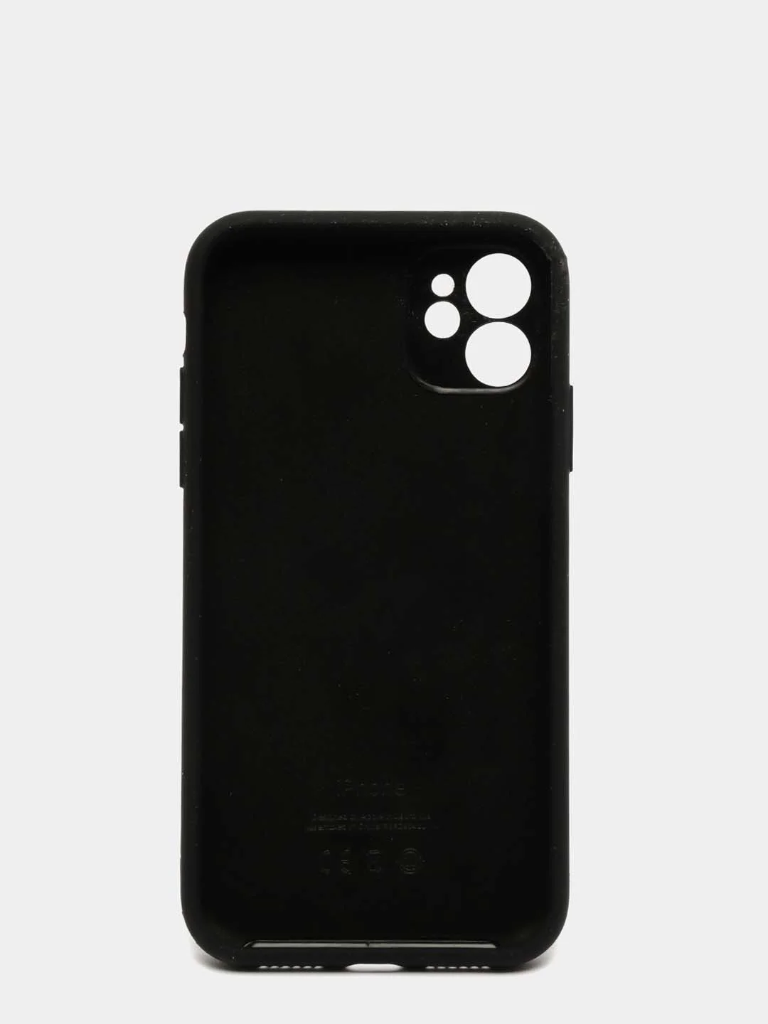 Черный чехол Silicone Case для iPhone 11 / 12 Mini / 12 / 12 Pro / 12 Pro Max