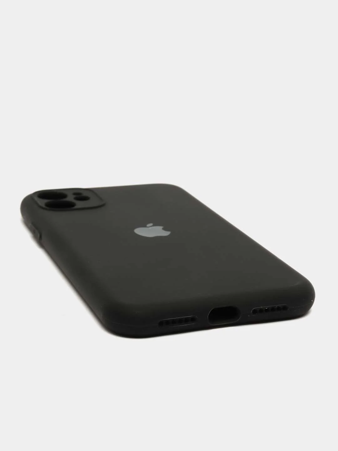 Черный чехол Silicone Case для iPhone 11 / 12 Mini / 12 / 12 Pro / 12 Pro Max