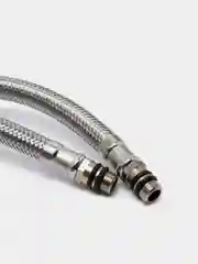 Серый металлик смеситель для кухни Hansen H53304, высокий излив, нержавеющая сталь