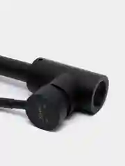 Серый металлик смеситель для кухни Hansen H53304, высокий излив, нержавеющая сталь