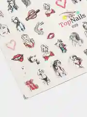 Слайдер/Top Nails/(водные наклейки) для дизайна ногтей. На любой фон