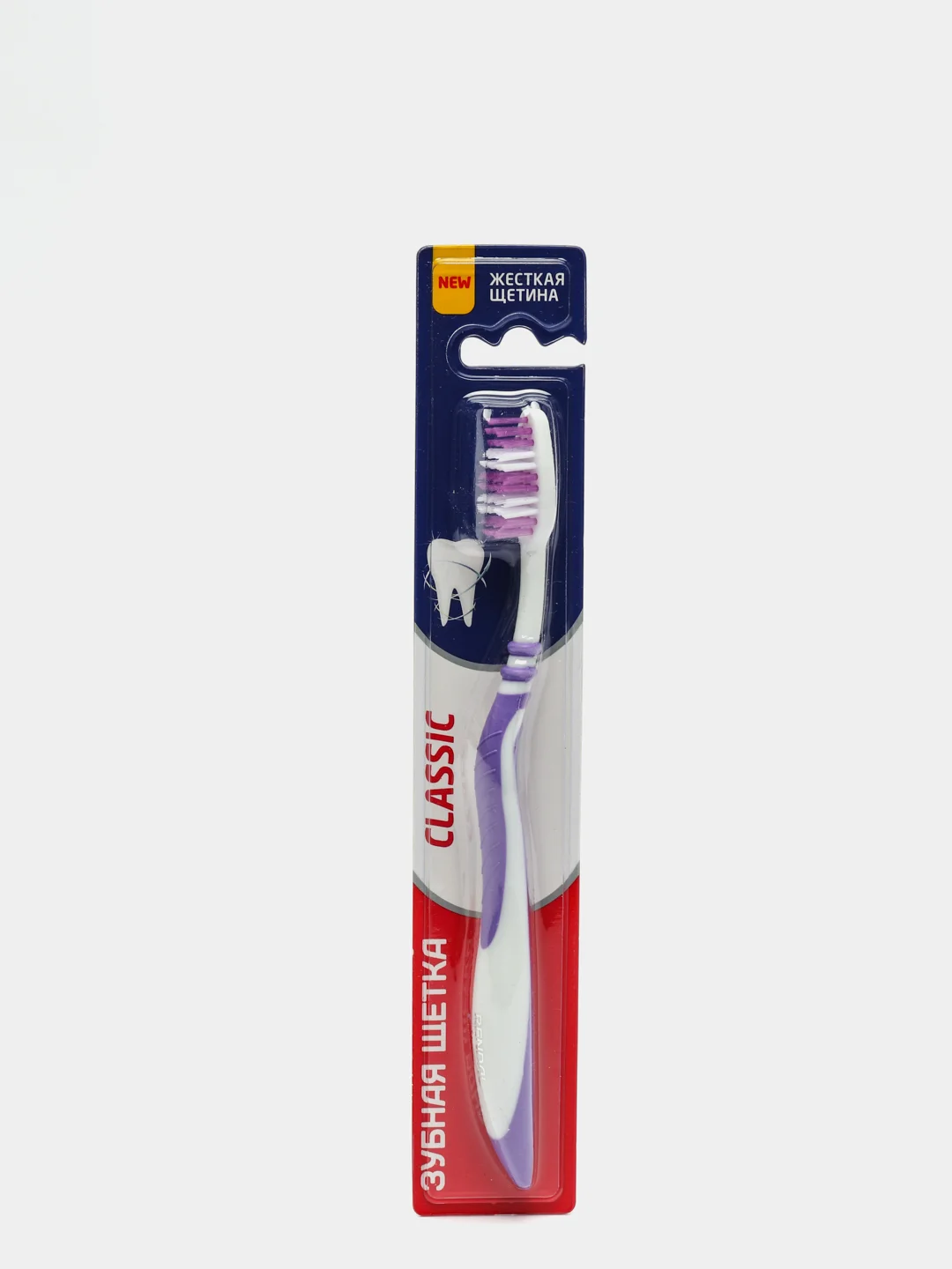 Зубная щётка Rendall Classic, жёсткая, 1 штука, в ассортименте