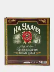 Мужской подарочный набор (ежедневник - блокнот и гель для душа) в дизайнерской упаковке