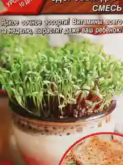 Семена Микрозелень смесь "Здоровый дуэт"
