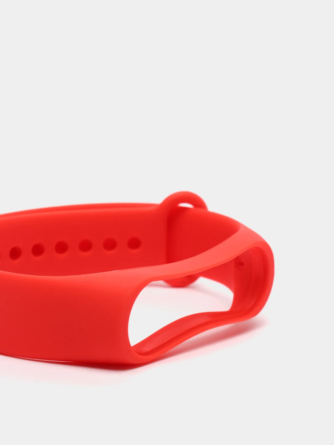 Алый силиконовый ремешок для Xiaomi Mi Band 3 / Mi Band 4 / Mi Band 5 / Браслет на Mi Band