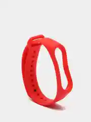 Алый силиконовый ремешок для Xiaomi Mi Band 3 / Mi Band 4 / Mi Band 5 / Браслет на Mi Band