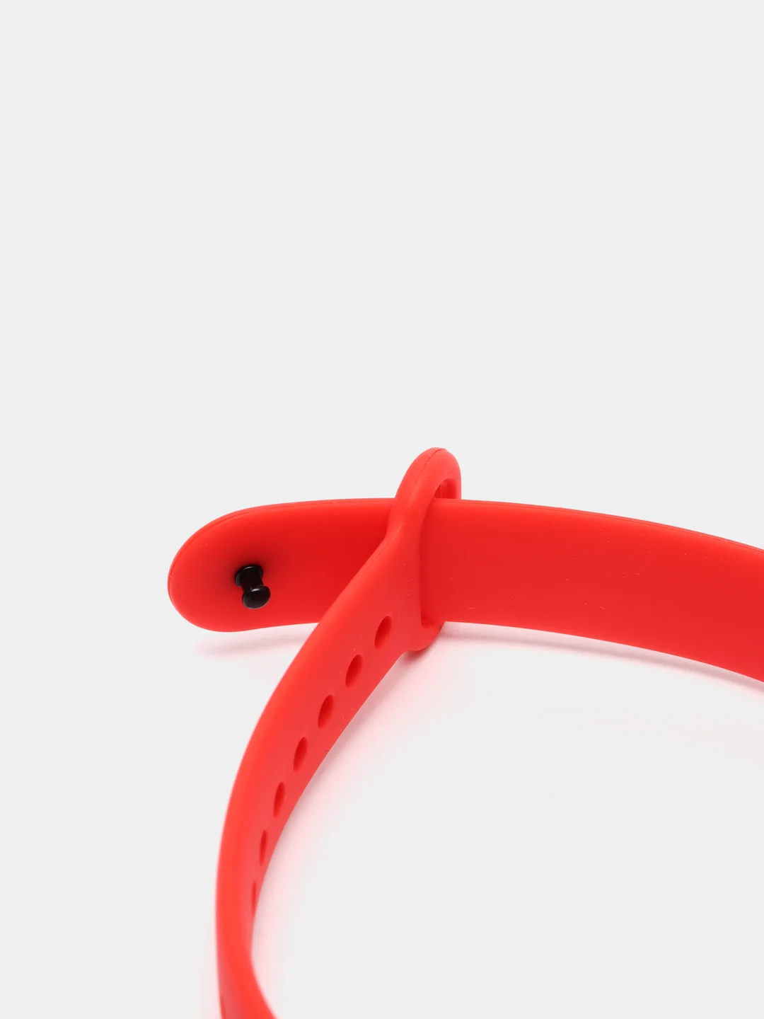Алый силиконовый ремешок для Xiaomi Mi Band 3 / Mi Band 4 / Mi Band 5 / Браслет на Mi Band