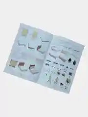 Розовый конструктор интерьерный, кукольный игрушечный дом, румбокс двухэтажный Собери сам