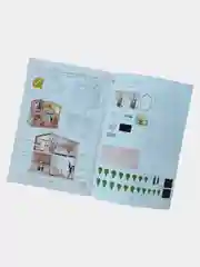 Розовый конструктор интерьерный, кукольный игрушечный дом, румбокс двухэтажный Собери сам