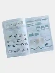 Зеленый конструктор интерьерный, кукольный игрушечный дом, румбокс двухэтажный Собери сам