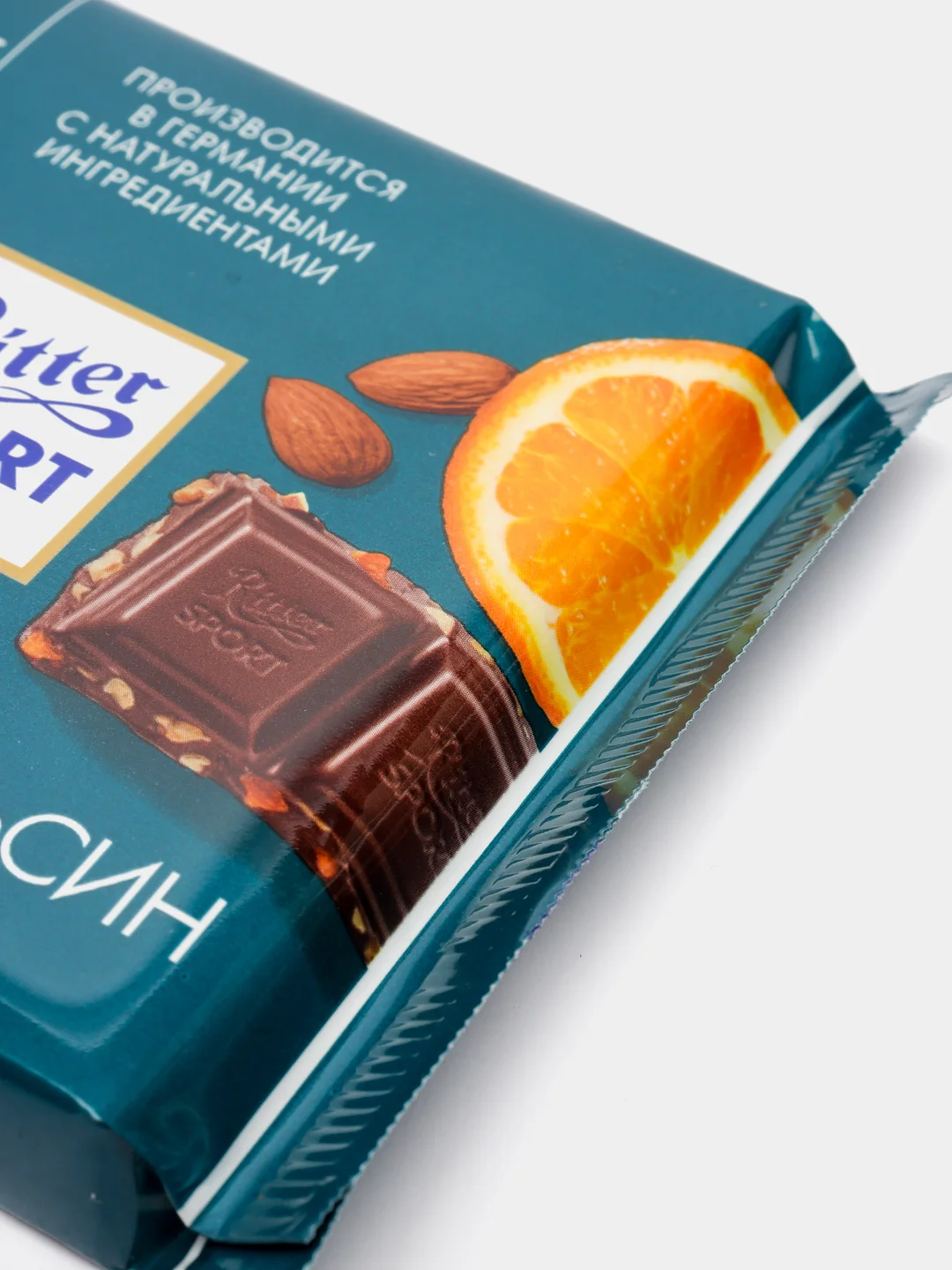 Шоколад темный Ritter Sport "Миндаль и апельсин", 100 г