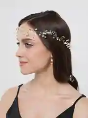 Желтый веточка свадебная для причёски