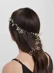 Желтый веточка свадебная для причёски