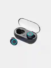 Черный tws-стереонаушники Y50 с микрофоном, поддержкой Bluetooth и зарядным футляром