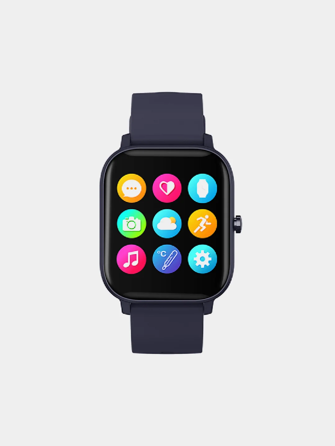 Синий фитнес-часы BQ WATCH 2.1, УМНЫЕ часы ВОДОНЕПРОНИЦАЕМЫЕ