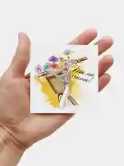 Открытка мини "Для тебя", 8х8 см