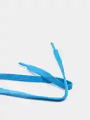 Лазурный умные шнурки эластичные с фиксаторами NanoClean, не надо завязывать