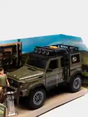 Игровой набор охотника Dickie Toys MB AMG 500 4 х 4 PlayLife, 23 см, свет, звук, 3834002