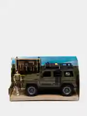 Игровой набор охотника Dickie Toys MB AMG 500 4 х 4 PlayLife, 23 см, свет, звук, 3834002