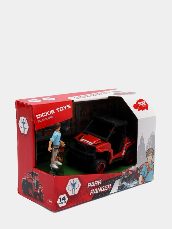 Квадроцикл паркового рейнджера с фигуркой и аксессуарами 16 см Dickie Toys 3833005