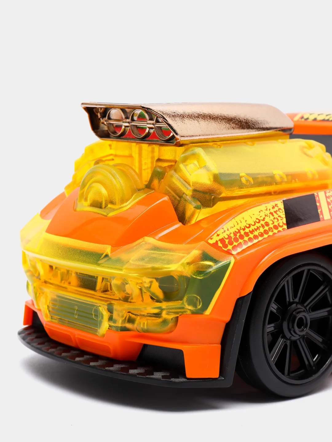 Машинка Демон скорости моторизированная 25см оранжевая свет звук Dickie Toys 3764008