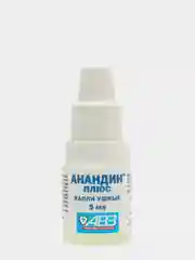 Капли ушные для животных "Анандин", для лечения отитов и отодекозов у собак и кошек, 5 мл